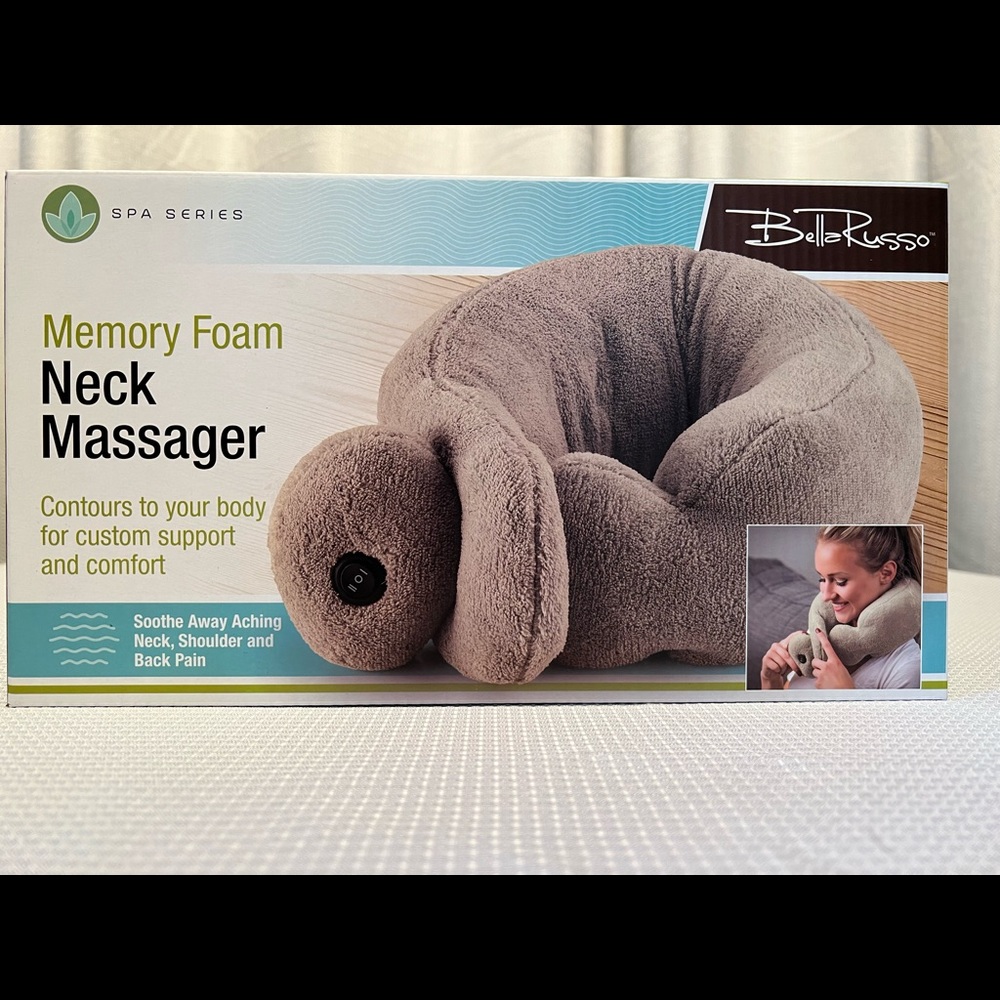 New! Bella Russo Memory Foam Neck Massager
